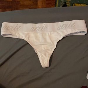 Aerie white thong